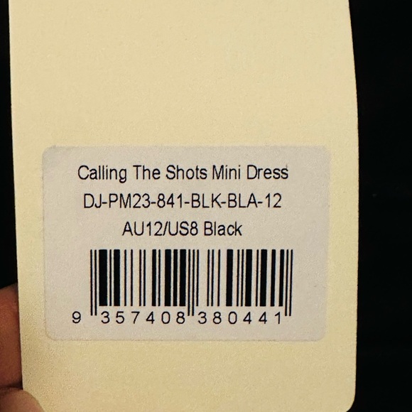 Peppermayo Calling The Shots Classic Black Mini Dress - Picture 3 of 7